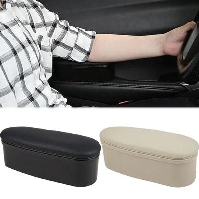 Rangement Universel Accoudoirs Fonctionnels Porte de Voiture Cuir Accoudoirs Ergonomiques Intérieur Auto Support de Bras et de Coude Coussin Élévateur de Bras
