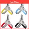 Adjustable Polyester Dog Chest Harness With Glow Reflective Strips For Safe Night Walks