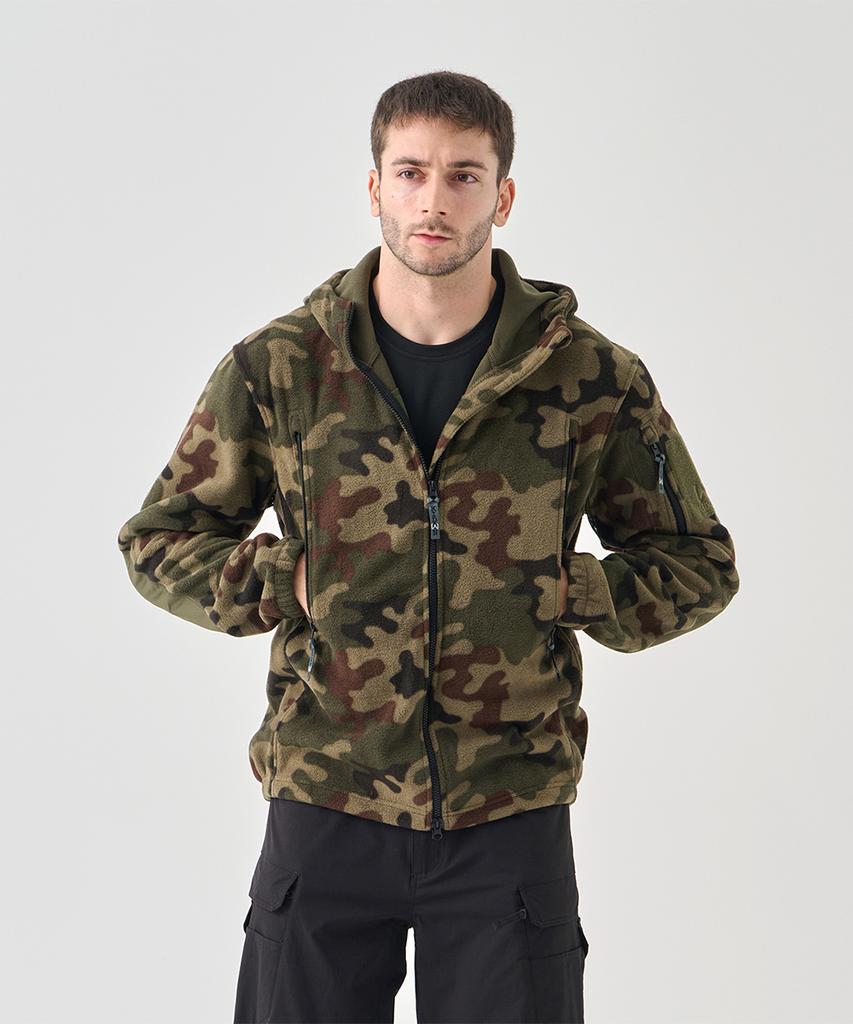Vancefly Kidon Epi Tactical Jacket Hybrid Fleece Black