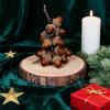 3/5Pcs Artificial Pinecone Branch Christmas Decoration Cone Pine Berries Fake Plant for Home Decor New Year DIY Gifts Accessory