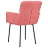 Dining Chairs 2 Pcs Pink Velvet