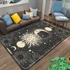 Dreamy Sun and Moon Pattern Rug Suitable for Use As an Anti-slip Game Mat for Living Room and Bedroom Sofas