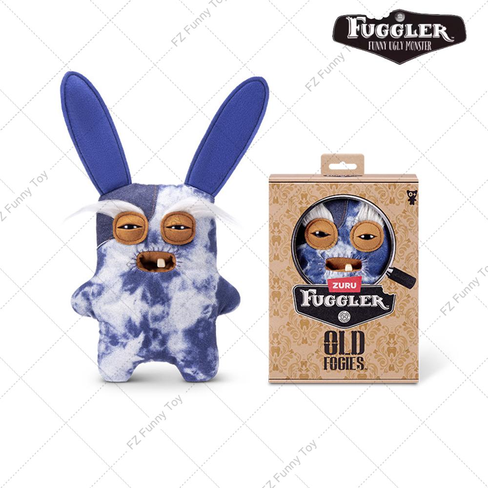 Poupée Peluche Originale Fuggler Chats de Vieille Rue Étoiles Fuggstars Monstre à la Dent Moche Star du Rock et du Hip Hop Peluche Cadeau d'Anniversaire 1pc with box