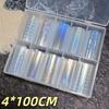 1 Set 10 Patterns Nail Foil Transfer Paper Metal Stickers For Professional DIY Nail Art Salon Home Decor