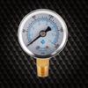 Compact Pressure Gauge 0-200psi 0-14bar Water Pressure Gauge Dial Meter 1/8" NPT for bar/psi Measurement Stainless Steel