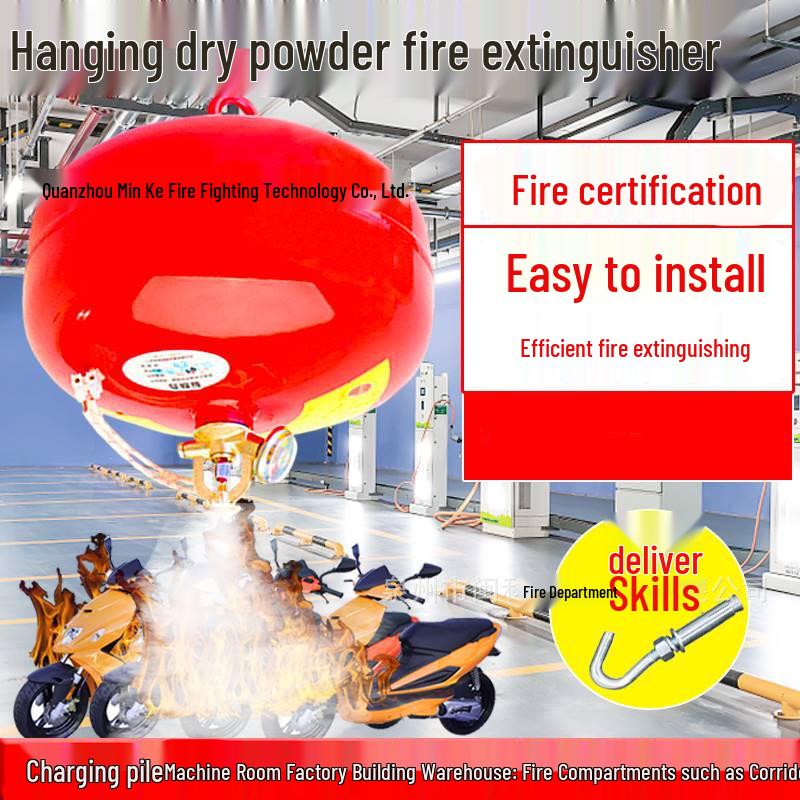 Automatic Temperature-Sensing Dry Powder Fire Extinguisher Ball (6kg/4kg/8kg)