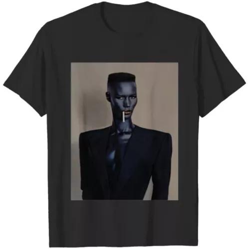Grace Jones Shirt Grace Jones Singer T-Shirt Unisex Short Sleeve T-Shirt All.. Unisex T-Shirt S