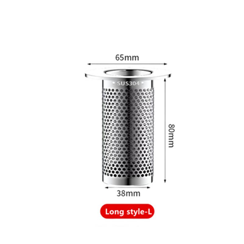 Stainless Steel Floor Drain Filter Hair Catcher Shower Sink Strainer Kitchen Sink Anti-clog Filter Bathroom Facilities