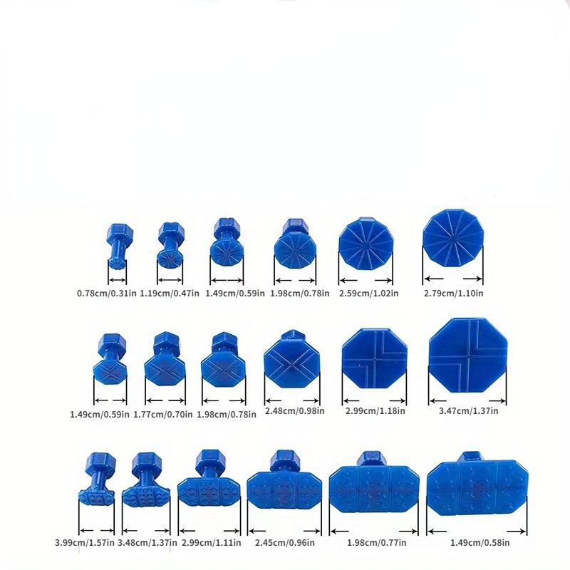 Kit de débosselage pour carrosserie, extracteur de bosses doré pour carrosserie, pour l'élimination des bosses mineures et profondes