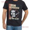 Maglietta Nera Unisex Van Morrison Here Comes The Night Stile Vintage Elegante Casual Moda Unisex Comoda Abbigliamento Firmato