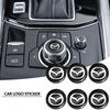 Car Lock Keyhole Stickers Door Lock Protect Car 3D Stickers For 3 6 CX5 2 CX3 CX9 MX5 RX8 Axela Demio MS CX5 2 Axela Demio Atenza MS GJI BK MP