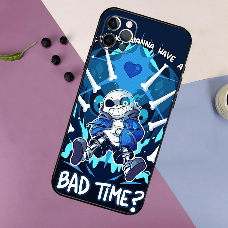 Undertale Sans Case For iPhone 16 15 14 13 12 11 Pro Max 7 8 Plus XR XS Max X Phone Protection Cover