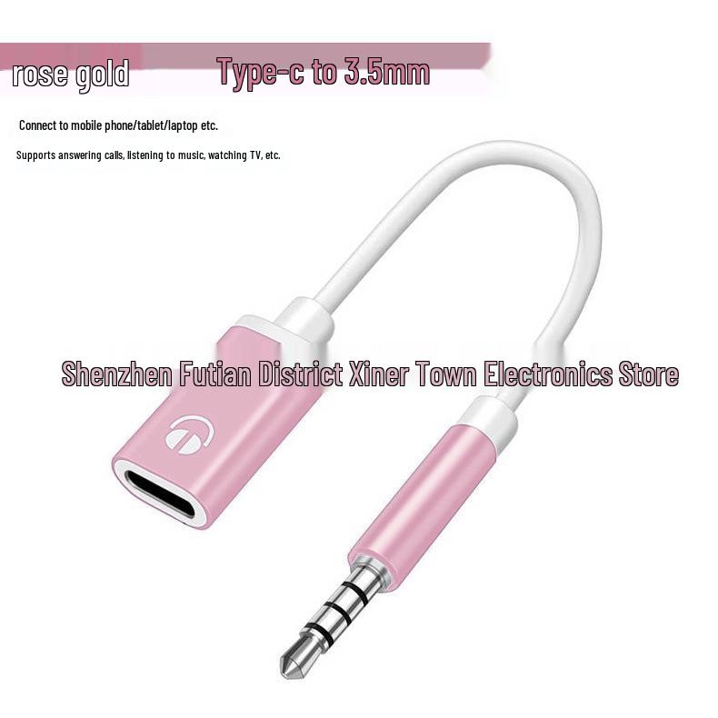 Type-C Female To 3.5mm Male Headphone Adapter for Laptops