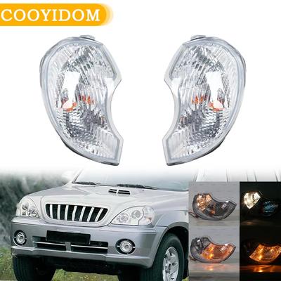 Scheinwerfer Frontblinker für Hyundai Terracan 2001-2006 Blinker Weitlicht Blinkleuchte mit Birne 92301-H10 92302-H10