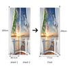 Creative 3D Seagull Door Stickers Waterproof Fridge Stickers Door Mural Peel Self Adhesive Wallpaper PVC Sticker Removable Wall Decal