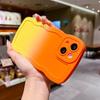 For Iphone 16 15 14 Pro Max 13 12 11 Samsung S24 S23 S21FE Gradient Double Color Case Wave Border Shockproof Phone Cover Skin Feel Shell