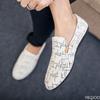 2025 Male Fashion Casual Shoes Handmade Comfy Mens Loafers New Slip On Man Walking Shoes Trend Man Driving Flats Moccasins Homme