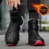 Men's Winter Boots Warm Waterproof N-Slip Plush Sneakers Shoes - Winter Slippers Male Tenis Boots