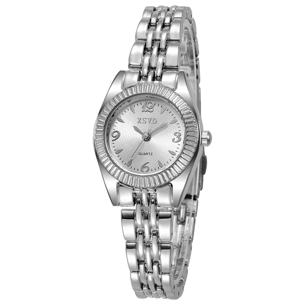 Fashion Luxury Ladies Quartz Watch Rhinestone Scale Alloy Material, Suitable for Daily Wear, Anniversary, Christmas Gift