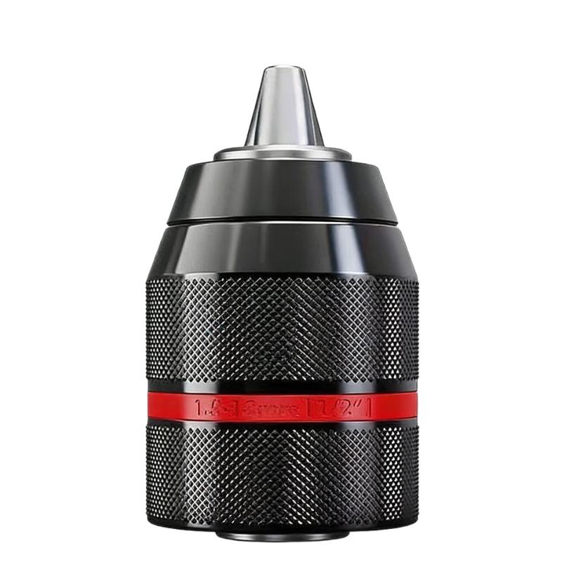 10Mm Hard Metal Drill Chuck Self Locking Keyless Electric Tools 3/8-24Unf Thread For Rechargeable Electric Drills