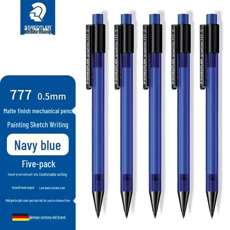 STAEDTLER 0.5mm Low-Gravity Mechanical Pencil 5-pack синий