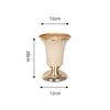 Golden Candle Holder Metal Art Flowers Vase Creative Flower Stand  Wedding Party Props