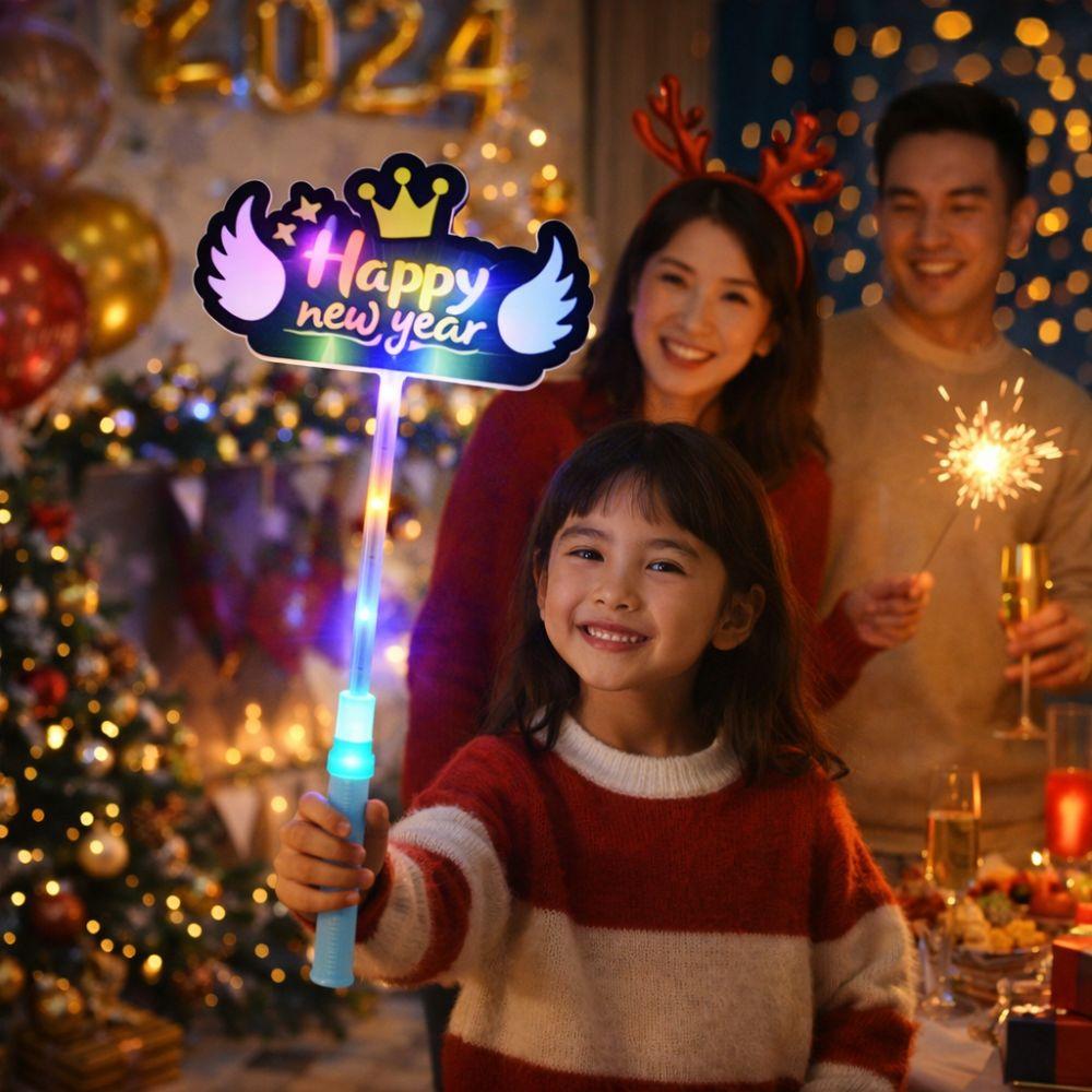 Glowing in Dark LED Glow Hair Bands Fun Luminous Rod New Year Glow Sticks Birthday Party