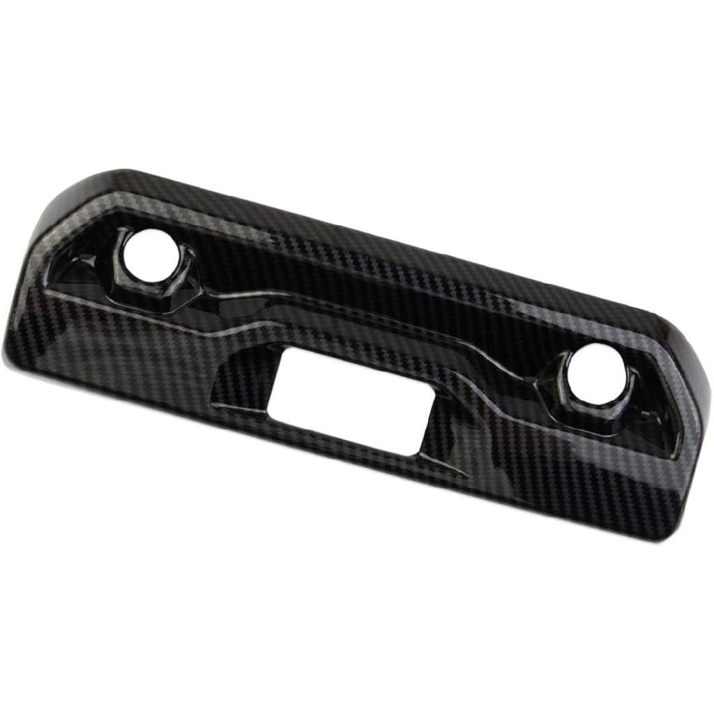 Carbon Fiber Trunk Rear Door Handle Trim Cover for 2019-2026 GMC Sierra/Chevy Silverado 1500 2500 3500HD (Type 2)