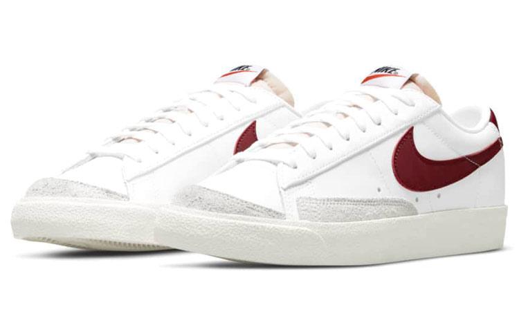 Nike Blazer Low 77 White Team Red Women's DC4769-104