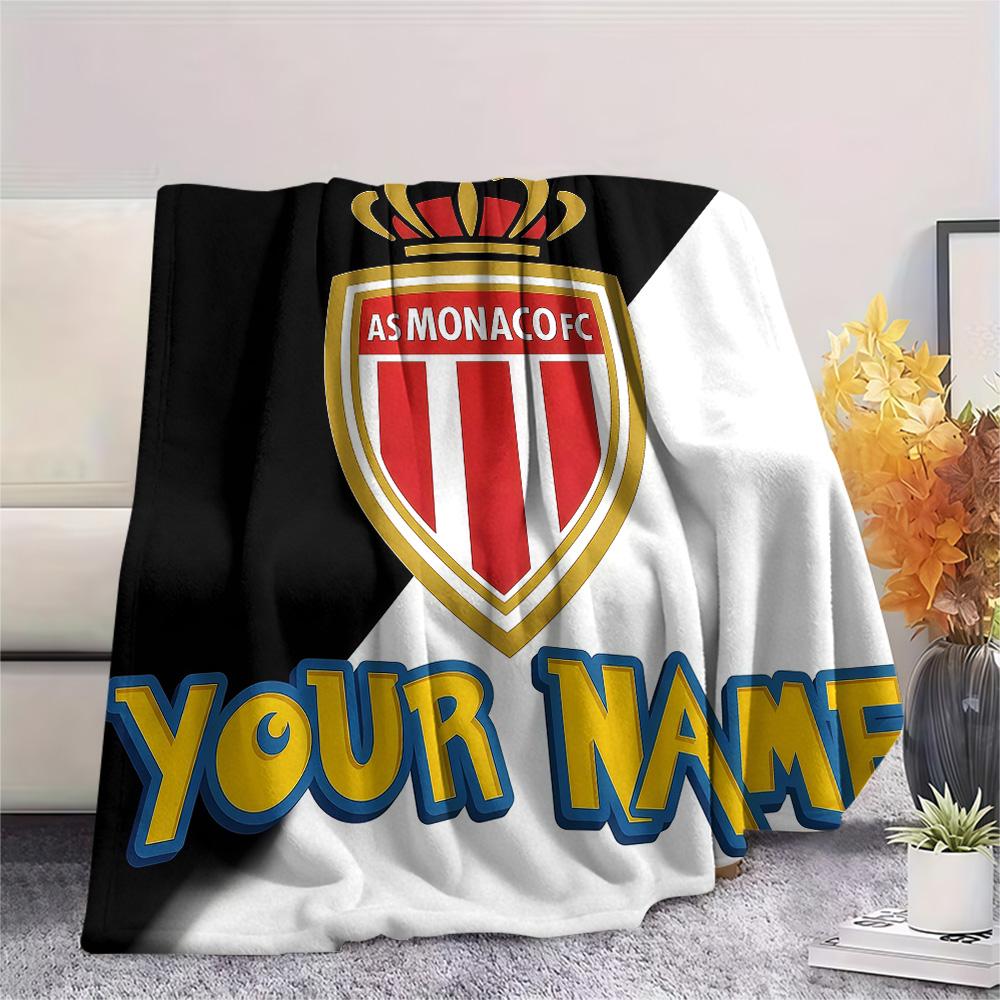 Custom Name AS Monaco Flannel Blanket, High Quality Comfortable for All Seasons, Home Decor, Warmth and Comfort