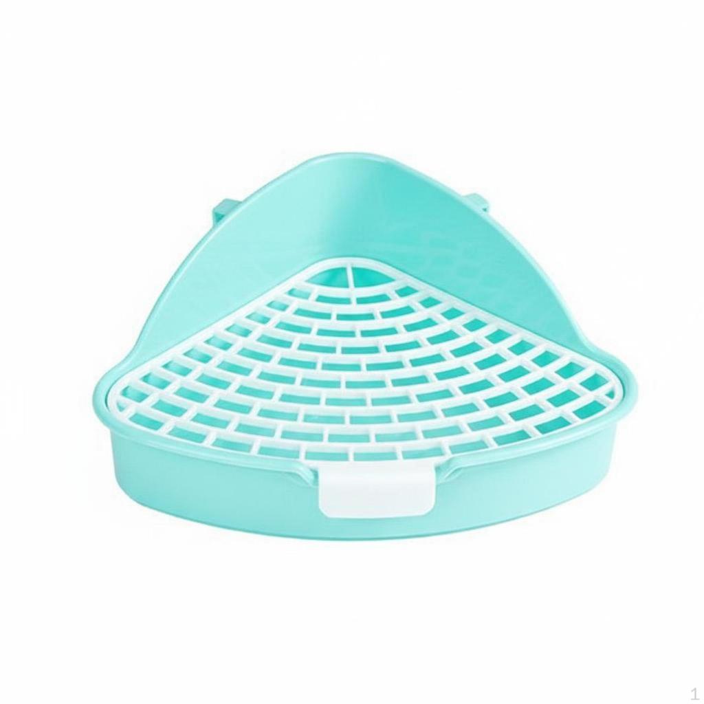 Small Pet Toilet Box SpillResistant Triangle Potty AntiTip Guinea Pig Corner for Chinchillas,