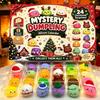 Horký vánoční Squishies Adventní kalendář 24 dnů Odpočet Adviento Navidad Knedlík Squishy Pomalé vracení Stlačitelný Domácí dekorace Dárek