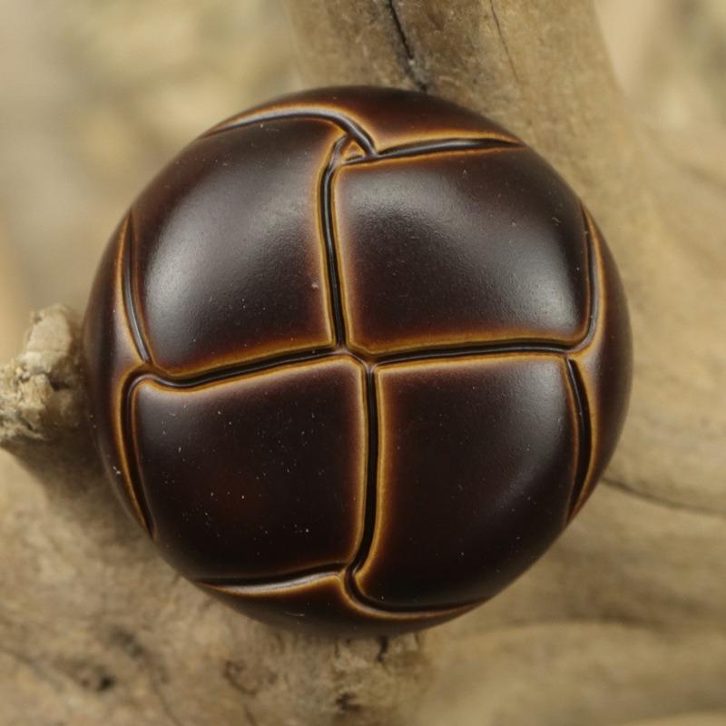 

20PCS Black Suit Sweater Coffee Colored Turtle Pattern Imitation Leather Cardigan Buttons Spray Painted Plastic Mushroom Buttons темно-коричневого