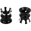 Motorcycle Head Bolt Covers Spark Plug Caps King Crown Fit For Harley Sportster XL883 Dyna Softail Tiwn Cam Big Twin Evolution 1340 Black 4PCS