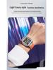 OFNS Six-Hand Men's Square Quartz Watch: Luminous, Day-Date, 30M Waterproof, Silicone Steel Band, Hot Seller