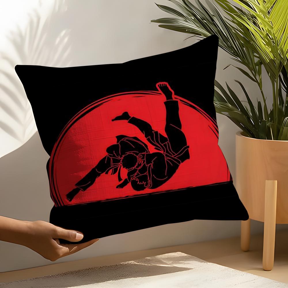 Sports Judo Martial Arts Pillow Case Home Living Room Decoration Linen Pillow Cases Cushion Cover