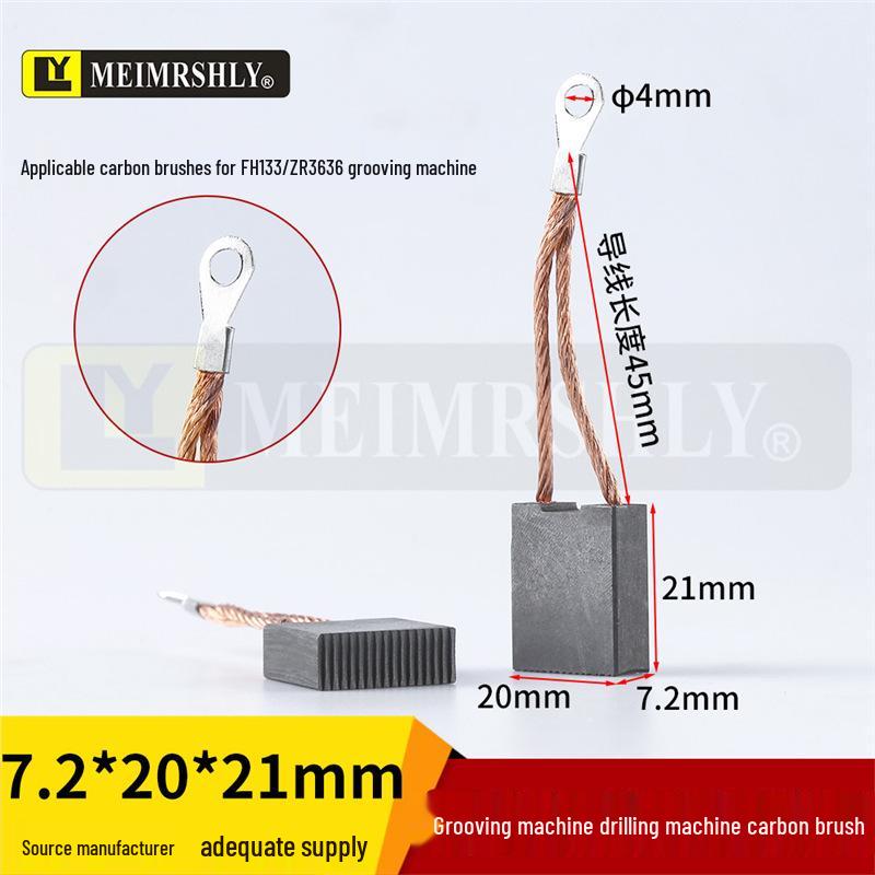 Kompatible Kohlebürsten für Fleischwolf & Mixer: Größen 5,5x6x14, 6x6x17, 4x5,5x13
