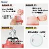 Skater Stainless Steel Water with 3D Hello Kitty Snack Children's Bottle, 380ml, Straw, Design, Time, SSPV4, Sanrio-A