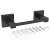 New Black Square 304 Stainless Steel Toilet Paper Holder Bathroom Toilet Paper Holder Sanitary Ware Hardware Hanging Parts