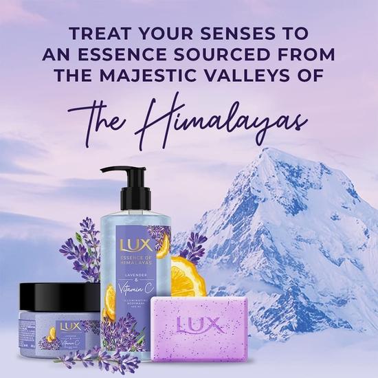 Lux Essence of Himalayas Lavender & Vitamin C Exfoliating soap 5 x 125 g