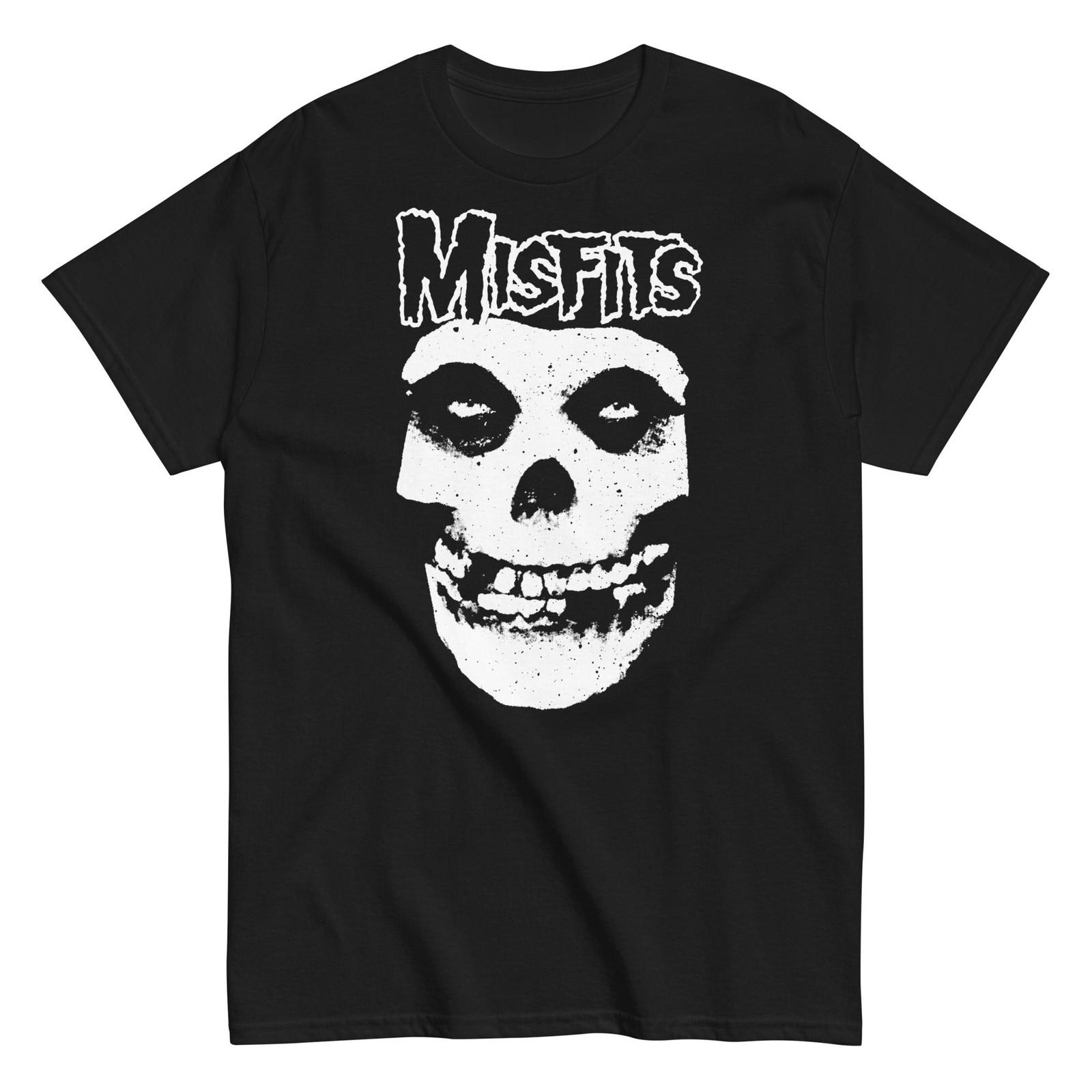 MerchMoment Misfits Classic Skull T-Shirt T-Shirt Black New XXL