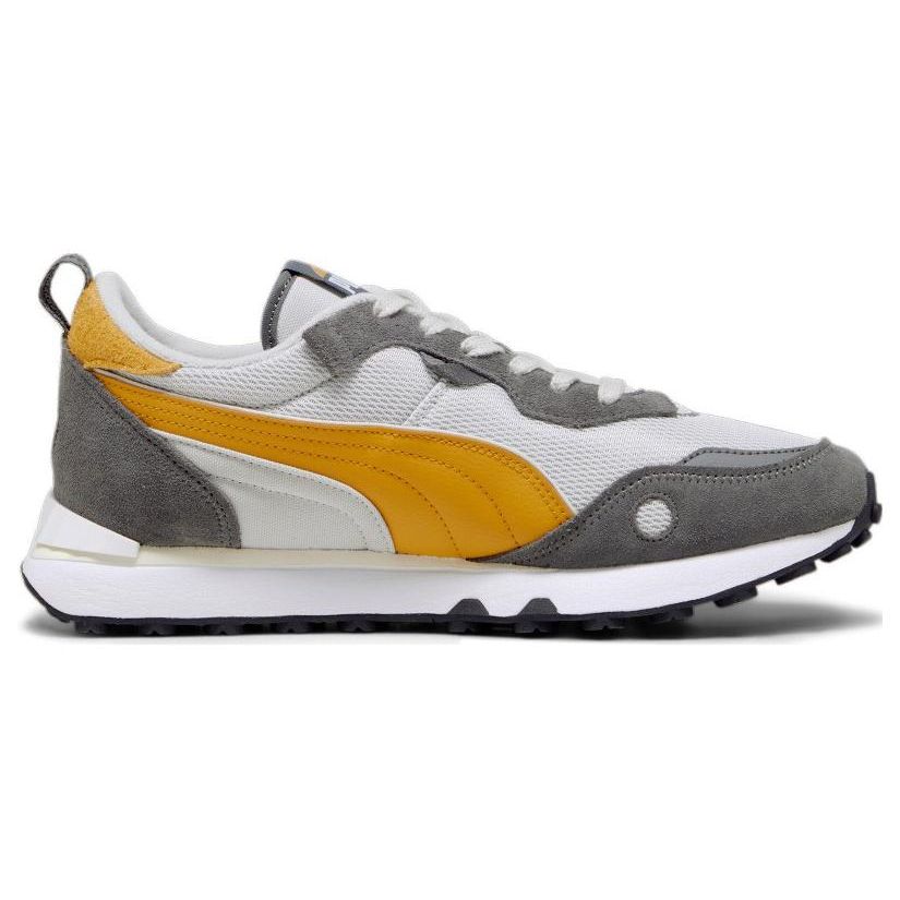 Puma Rider FV Retro Rewind Unisex Cool Dark Grey Amber White Lifestyle Sneakers 390168-08