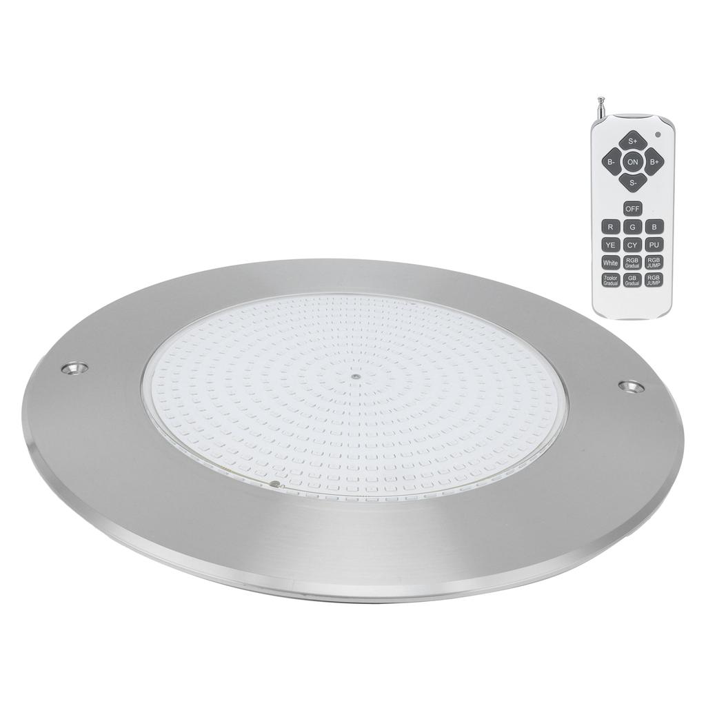 IP68 LED Underwater Light 25W Colorful Wall Mounted Swimming Pool Light with Remote Control