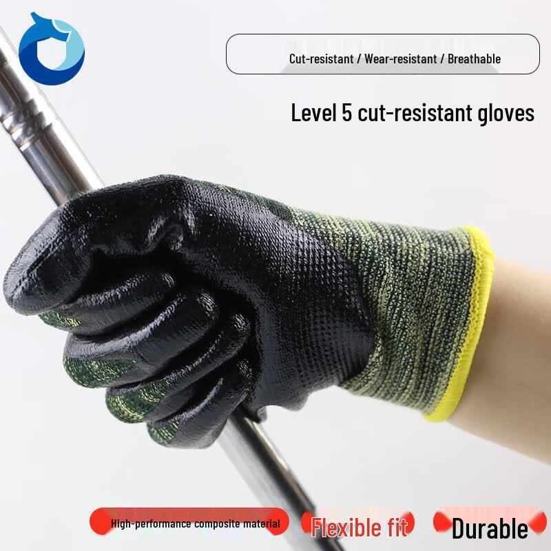 Han Dun Level 5 Cut-Resistant Work Gloves