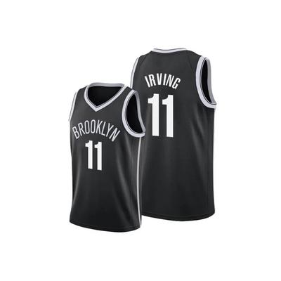 (black, M(160cm)) Kyrie Irving Basketball Jersey Tops