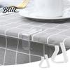 Table Skirt Fasteners Windproof Christmas Transparent Elastic Tablecloth Clips 24 Pcs Thickened Anti-slip Home Clear