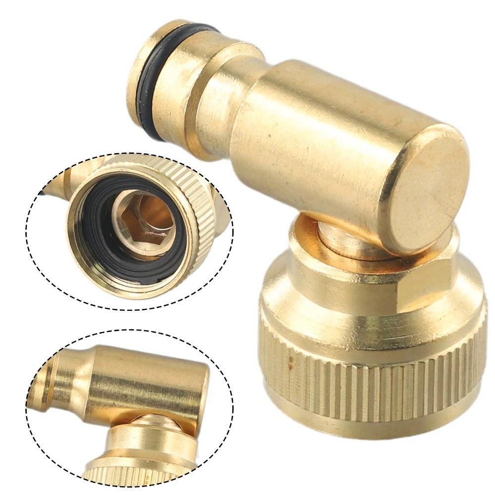 Furtun de 90 de grade Cot pivotant din alamă solidă Furtun reglabil Protector de îndoire Conector pentru echipament de udare