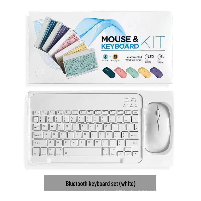 Universal Wireless Keyboard & Mouse Set for iPad, Mobile Phones, Tablets – Portable Magic Control