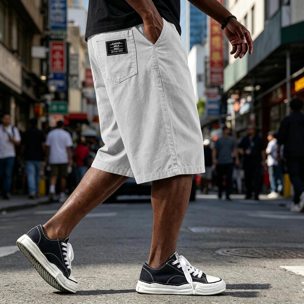 Men's Casual Loose Fit Shorts Lightweight Comfortable Summer Beach Shorts for Everyday Wear