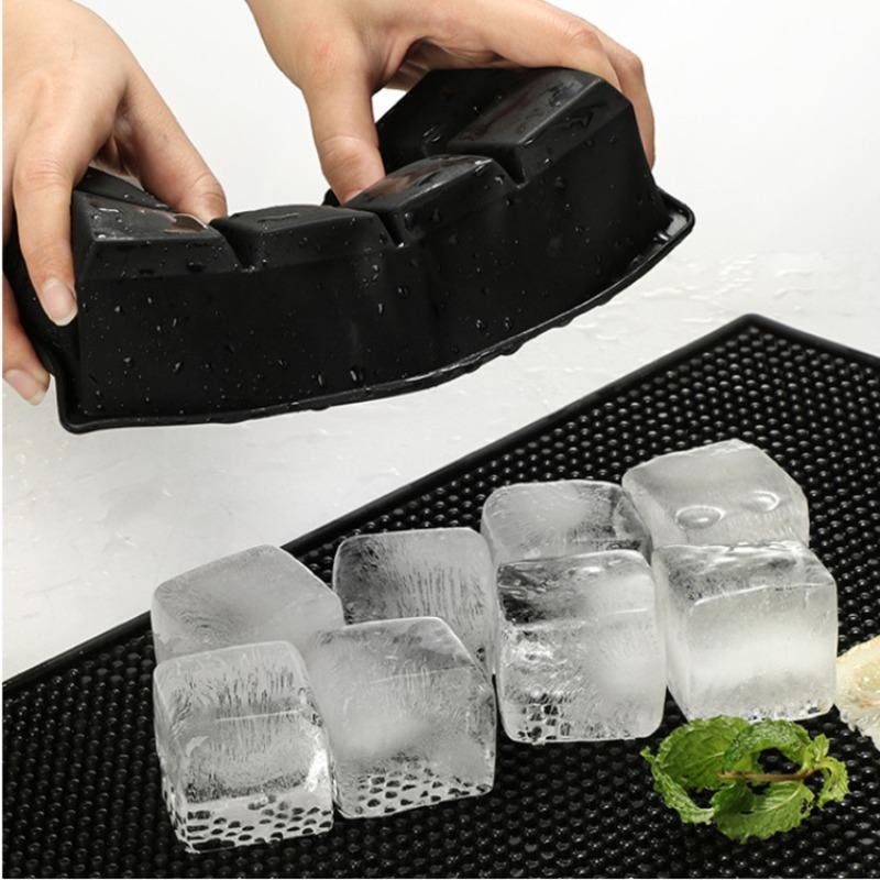 4/8/15 Grids Large Silicone Ice Cube Tray Ice Mold For Whiskey Bourbon Cocktails Home Party Diy Ice Maker Mold Kitchen Tools